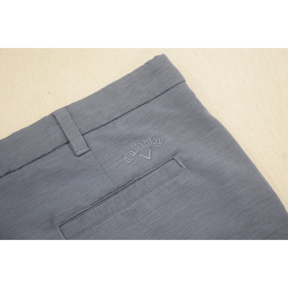 Callaway Golf Shorts Blue Performance Wicking Stretch Flat‎ Front Mens 40 x 9"